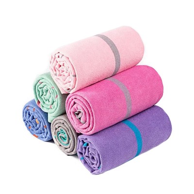 Non slip Gym Fitness Super Absorbent Hot Yoga Mat Cover Towel